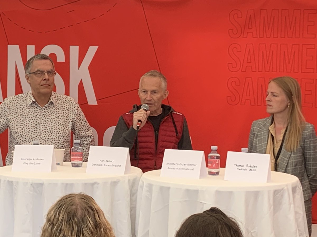 “Sport og politik har altid været blandet. I ⁦<a href="/DIFidraet/">DIF - Bevæger Danmark</a>⁩ har vi dialog med sportsorganisationerne. Vi har brug for, at regeringer taler med regeringer om staternes ansvar. Så kan vi lægge det stærkeste pres på den internationale idrætsverden” ⁦⁦⁦<a href="/hnatorp/">Hans Natorp</a>⁩