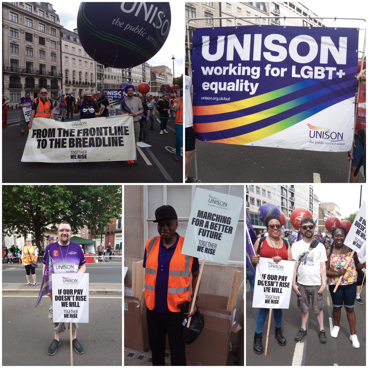 unisontheunion's tweet photo. We're about to move off! #DemandBetter #WeRise https://t.co/WaPwVsScQn