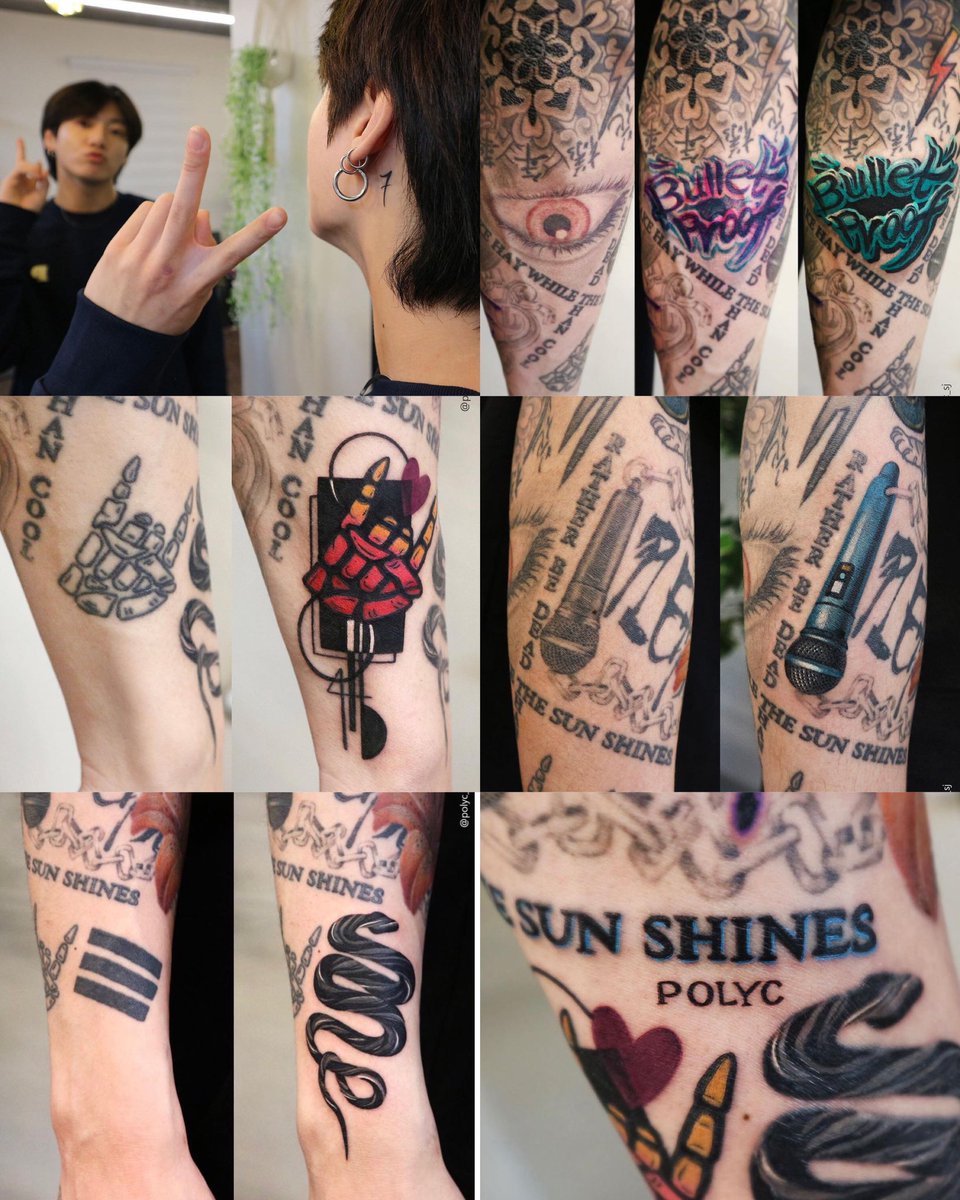 Show me your favorite idols with tattoos : r/kpophelp, image size:960x1200