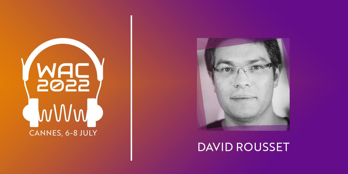 WebAudioConf's tweet image. Proud to announce this year's second keynoter: David Rousset @davrous, Senior Program Manager at Microsoft, @babylonjs co-creator, passionate about WebXR & Web Audio experiments.
wac2022.i3s.univ-cotedazur.fr/node/9 @WebAudioConf @Laboratoire_I3S @inria_sophia @EURCreates #webaudio