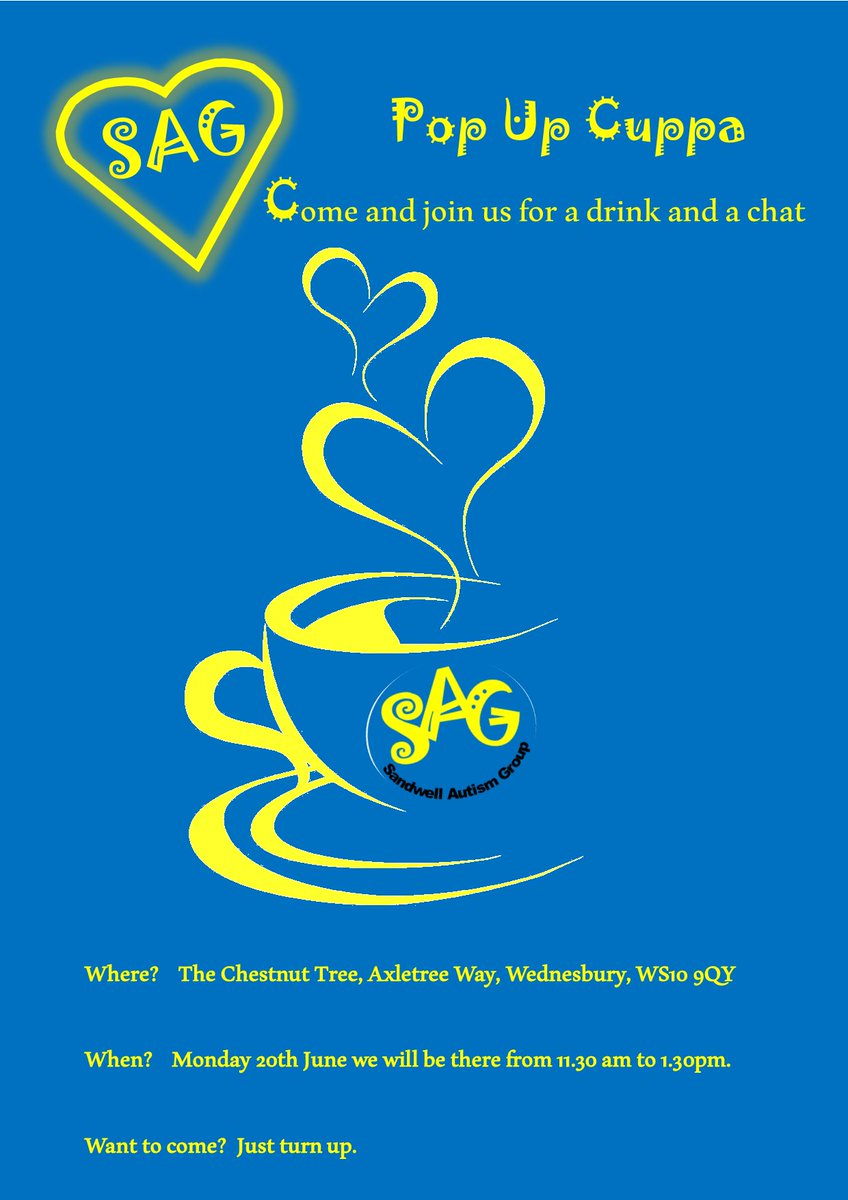 Pop up cuppa. If you're free and fancy it just turn up.