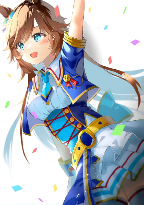 #自分は好きだけど伸びなかった作品  #ウマ娘 
ハニバ幻覚のシービー… 