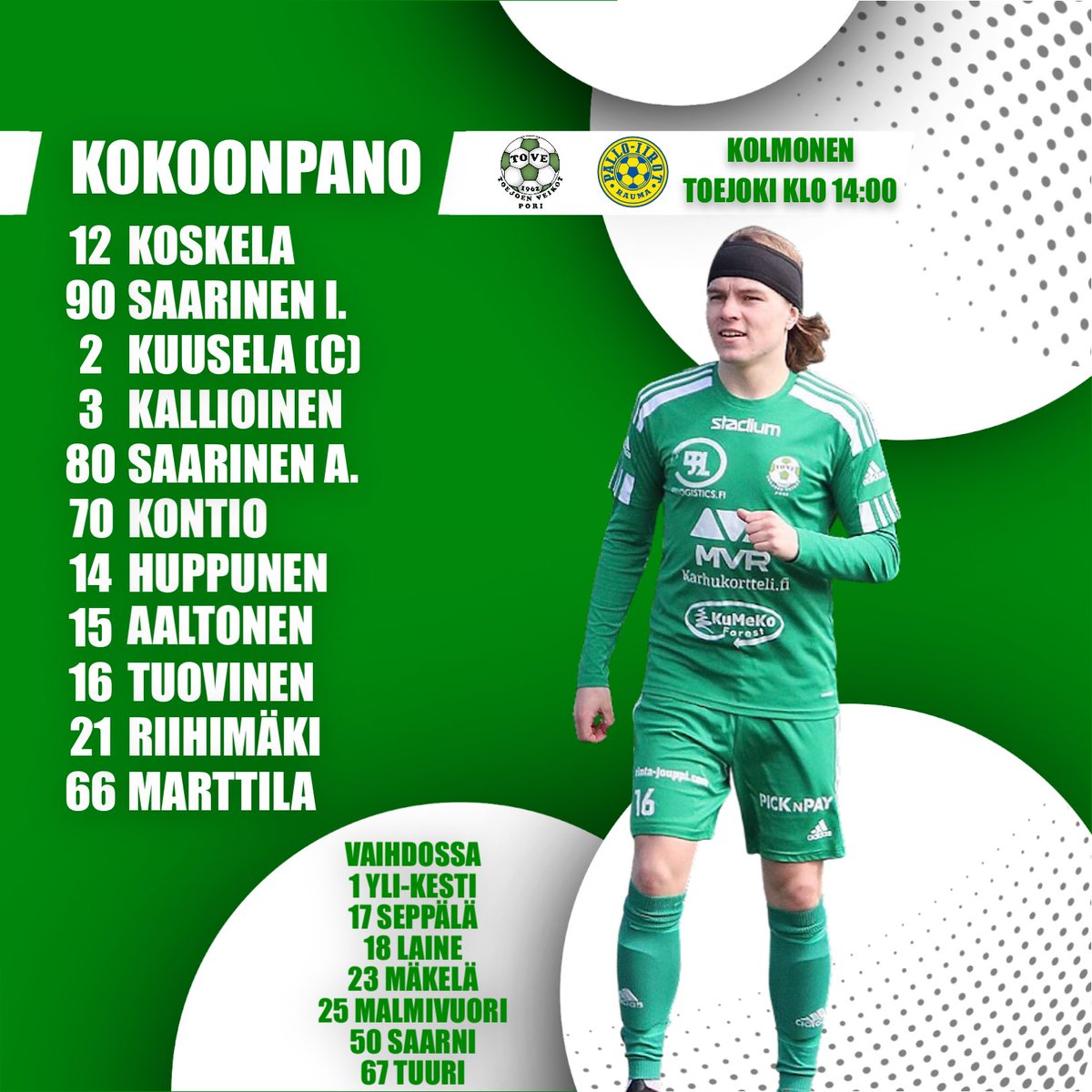 Vajaa tunti ja omalla kotikentällä pärähtää käyntiin kauden ensimmäinen derby 🟢

#toejoenveikot #seonmunjengi #säästöpankki #tahdoenemmän