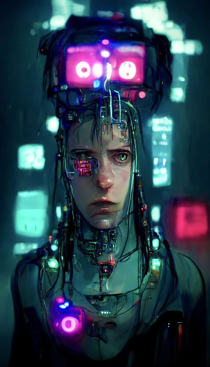enderdiril's tweet image. Gm 🤖
The messenger from the future says;
If you want to save your world, regain your potential to love.
#aiart #digitalart #neuralism #generativeart #cyberpunk #midjourney #scifiart