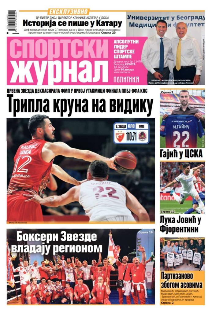 LKrzman's tweet photo. Day after exceptional lecure, 🎩@PdHooghe and 🎩@Popovicnebojsa4 are rouling the media 👀@rts @Sportski_Zurnal @Aspetar #sportsmedicine #Belgrade #UCSEM #knowledgealwayswins https://t.co/cBiEEhmslg