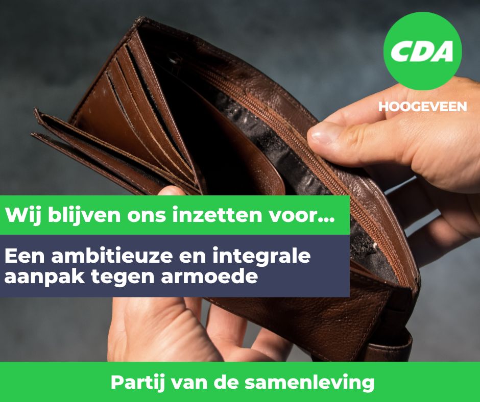 Het CDA heeft, mede dankzij de inzet van raadslid <a href="/femkevandekolk/">Femke Koekoek 🍃</a> van vrijwel alle partijen in de raad steun gekregen voor haar oproep om van armoede en bestaanszekerheid een hoge prioriteit te maken in de nieuwe raadsperiode. 

Lees verder op onze site: tinyurl.com/4eepvs3p