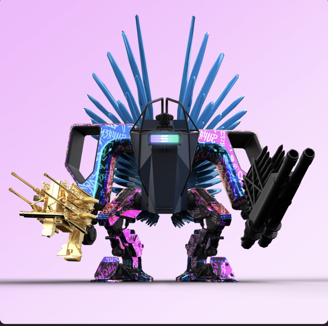 Just grab a new <a href="/MEKAMOUNTS/">MEKAMOUNTS | MKM-474 (Pre-sale Sold Out)</a> gen 2 ! Look at this beauty ! Can’t wait to see the full 3D version of this one through #Metaverse 

<a href="/Tenka_music/">tenkamusic.sol</a> show me how this one can move 😬😬