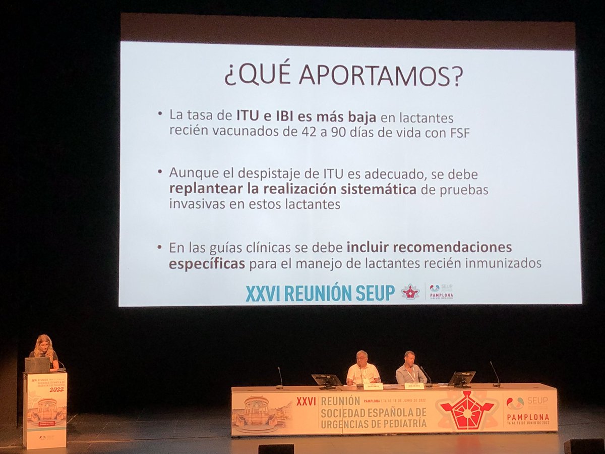 👉 Infección bacteriana grave en lactantes menores de 3 meses con fiebre sin foco recientemente vacunados

✍️ Barreiro Parrado AM

🏥 H.U. Cruces

#CongresoSEUP