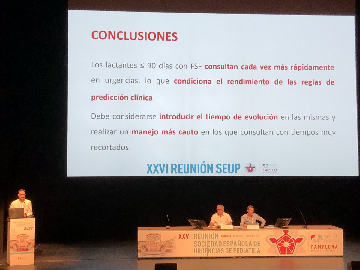 👉 Impacto del tiempo de evolución en el rendimiento de las reglas de predicción clínica del lactante menor de 90 días con fiebre sin foco

✍️ Labiano Fuente I

🏥 H.U. Cruces

#CongresoSEUP
