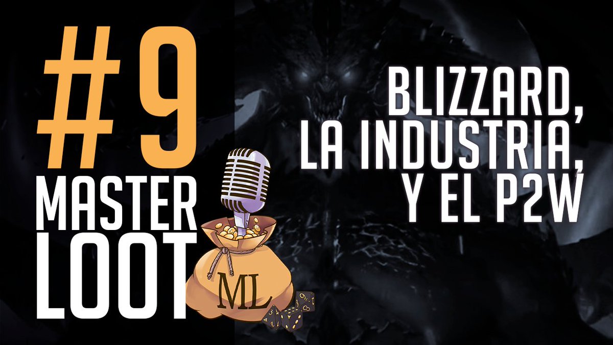 🎙️Este miércoles a las 20:00 volvemos con #MasterLoot🎙️

En este noveno programa hablaremos sobre el P2W en Blizzard y la industria. Debate con mucha salsa e invitados muy ilustres:

🔹<a href="/Zunksoyyo/">Zunk</a> 
🔹<a href="/AlterTimeSK/">AlterTime</a> 
🔹<a href="/champepro/">Champe</a> 

🔴Miércoles 20:00 en: twitch.tv/phobyac