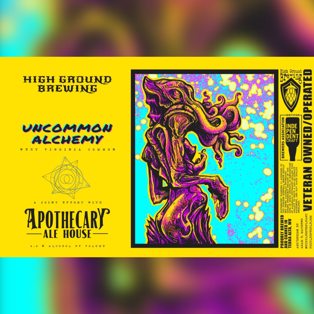 That can art though 😍 <a href="/PIKULEDPEOPLE/">PIKULEDPEOPLE</a> ftw once again. Fun brew with great people. Thank you <a href="/Apothecaryales/">Apothecary</a> for involving us on your fun day!