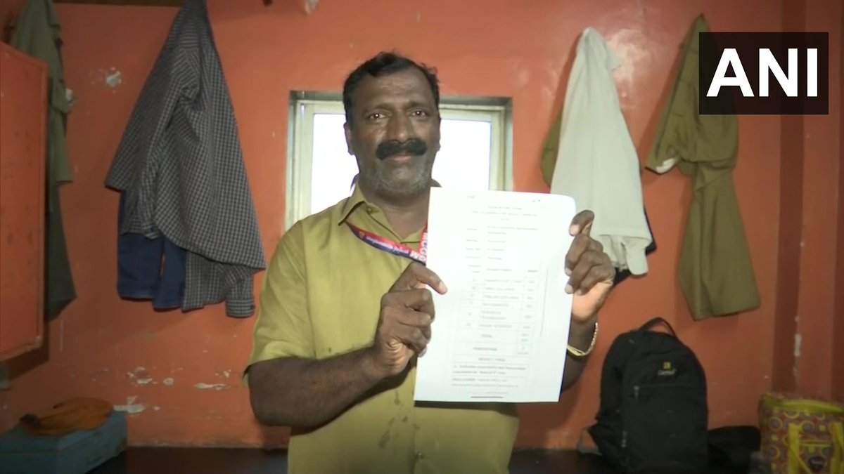 Mumbai: 50-year-old BMC sweeper Kunchikorve Mashanna Ramappa passes the 10th boa…