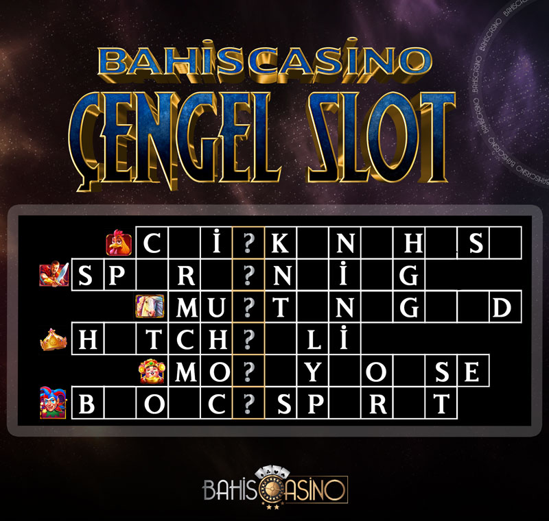 ⚡️ BC ÇENGEL SLOT

☠️ ÇENGEL BULMACADA PRAGMATİC'E AİT SLOT OYUNU İSİMLERİNİ BUL, FREESPİN KODUNU ÇÖZ, HEDİYEYİ KAP !
👉 RT FAV VE YORUMDA TAHMİNLE BİRLİKTE KULLANICI ADINI YAZ 5 ARKADAŞINI ETİKETLE! +