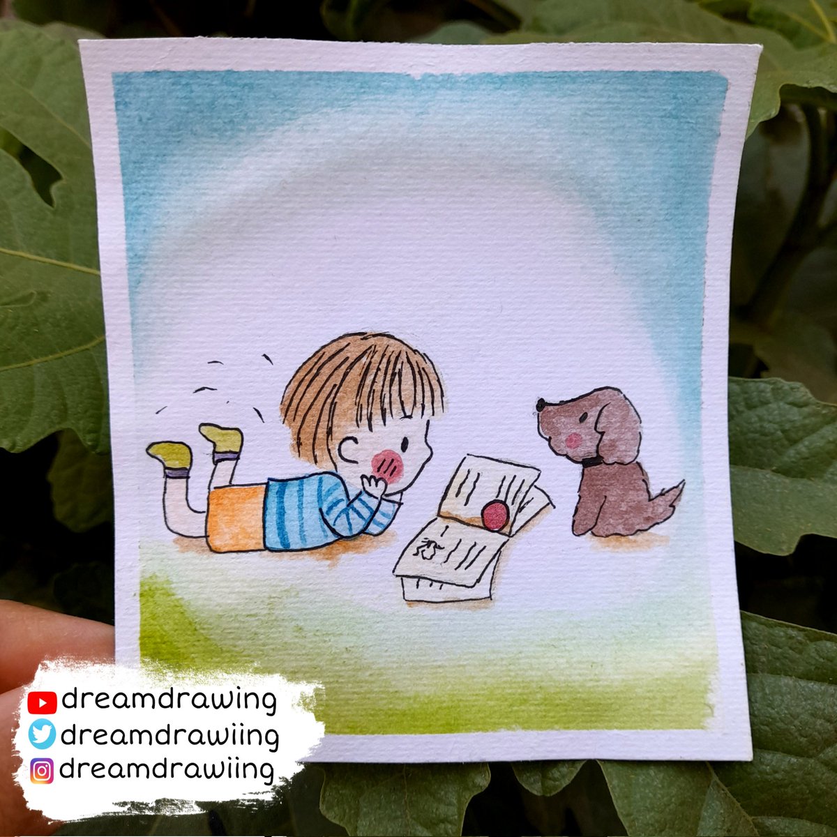 dreamdrawiing's tweet photo. Watercolor painting of a child and his dog reading a book | Easy drawing

Click here to watch :
https://t.co/1AVscplM5j

#watercolor  #art #draw #drawing #childdrawing #boydrawing  #easydrawing #watercolorpainting #ideapainting https://t.co/JbQKUei4D2