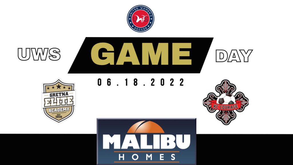 After a weekend with no game UWS is back today ✅

📍UNO Caniglia Field 
⏰ 2PM
🆚 KC Courage  

Big thanks to our game day sponsor Malibu Homes (homesbymalibu.com) 🤝 

#GEAUWS 
#SetTheStandard