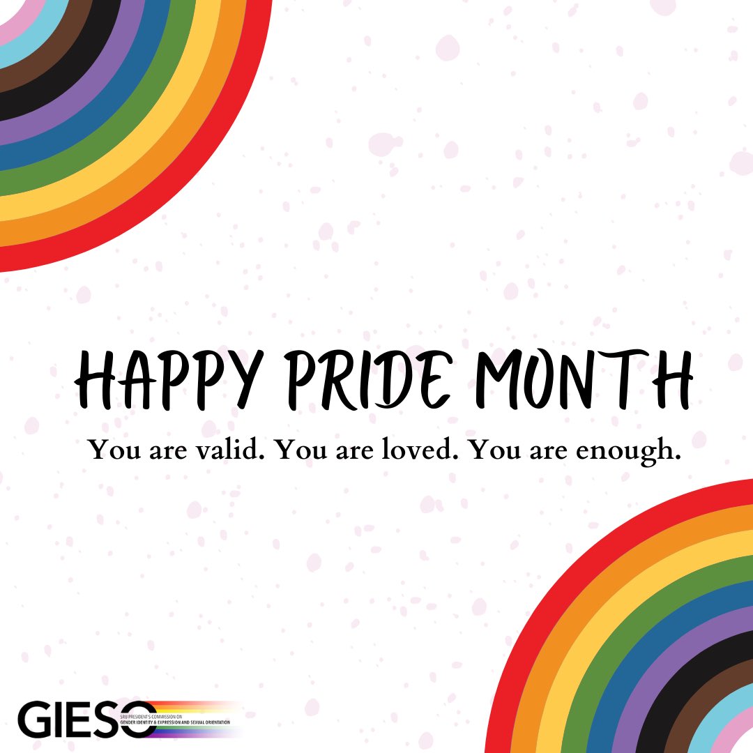 Happy Pride month! You are valid and you will always have a safe place with GIESO.