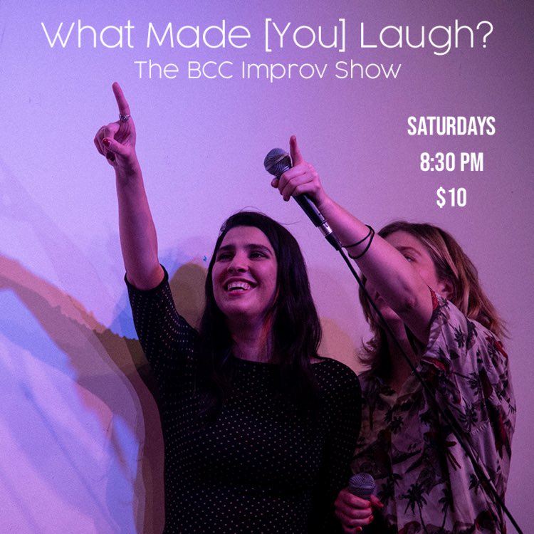The big one ☝️ What Made You Laugh? every Saturday night! improv by <a href="/devinisaboysnam/">Troll Lord Business Boss</a> <a href="/mehtaritam/">ritam</a> <a href="/TheRealAndyJunk/">Andy Junk</a> <a href="/heydavidsteele/">David Steele</a> with opener The Good Time 
🎟 8:30pm: eventbrite.com/e/what-made-yo…
