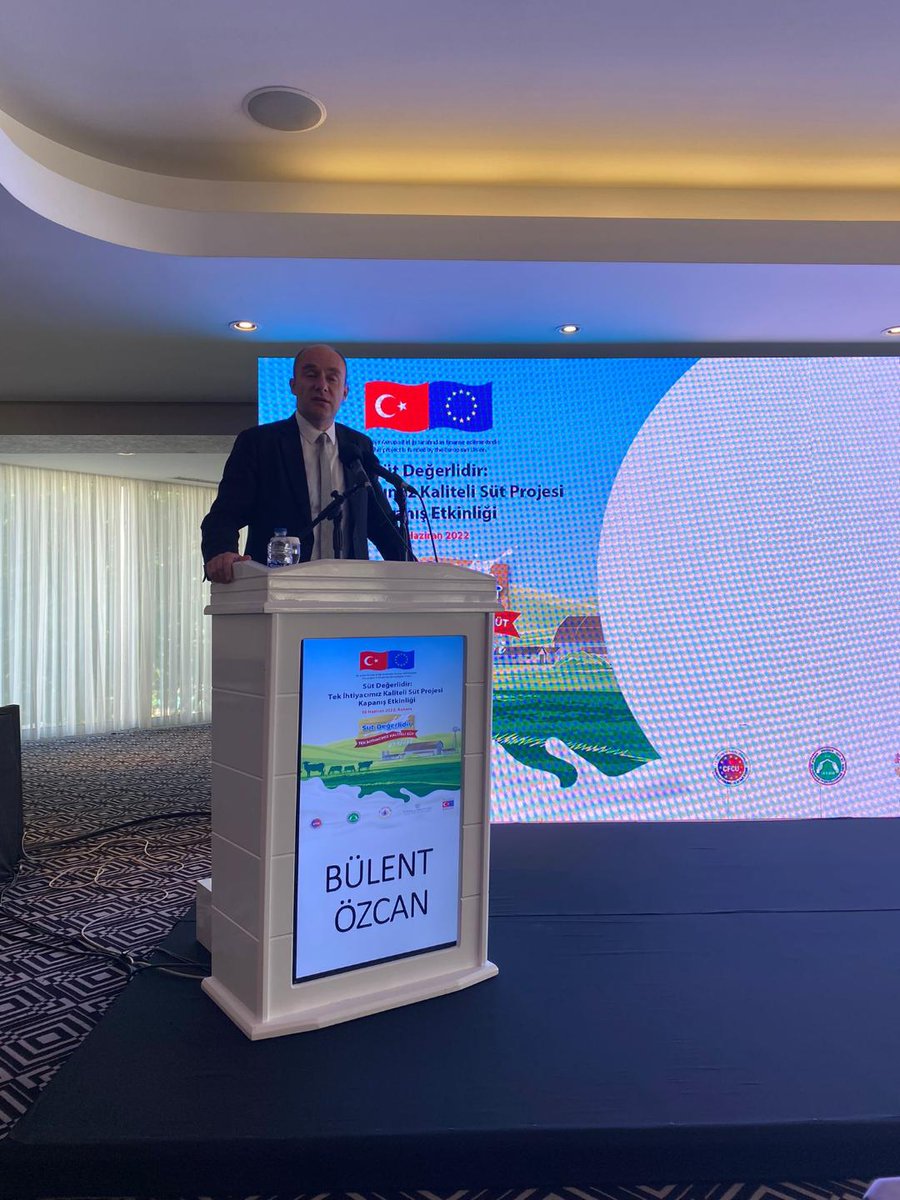 Dışişleri Bakanlığı AB Başkanlığı Mali İşbirliği ve Proje Uygulama Genel Müdürü Bülent ÖZCAN, Tarım ve Orman Bakanlığı Gıda Kontrol Genel Müdürü Durali KOÇAK ve Hayvancılık Genel Müdür Yardımcısı Burhan DEMİROK etkinliğimize katılım göstererek konuşma yaptılar.