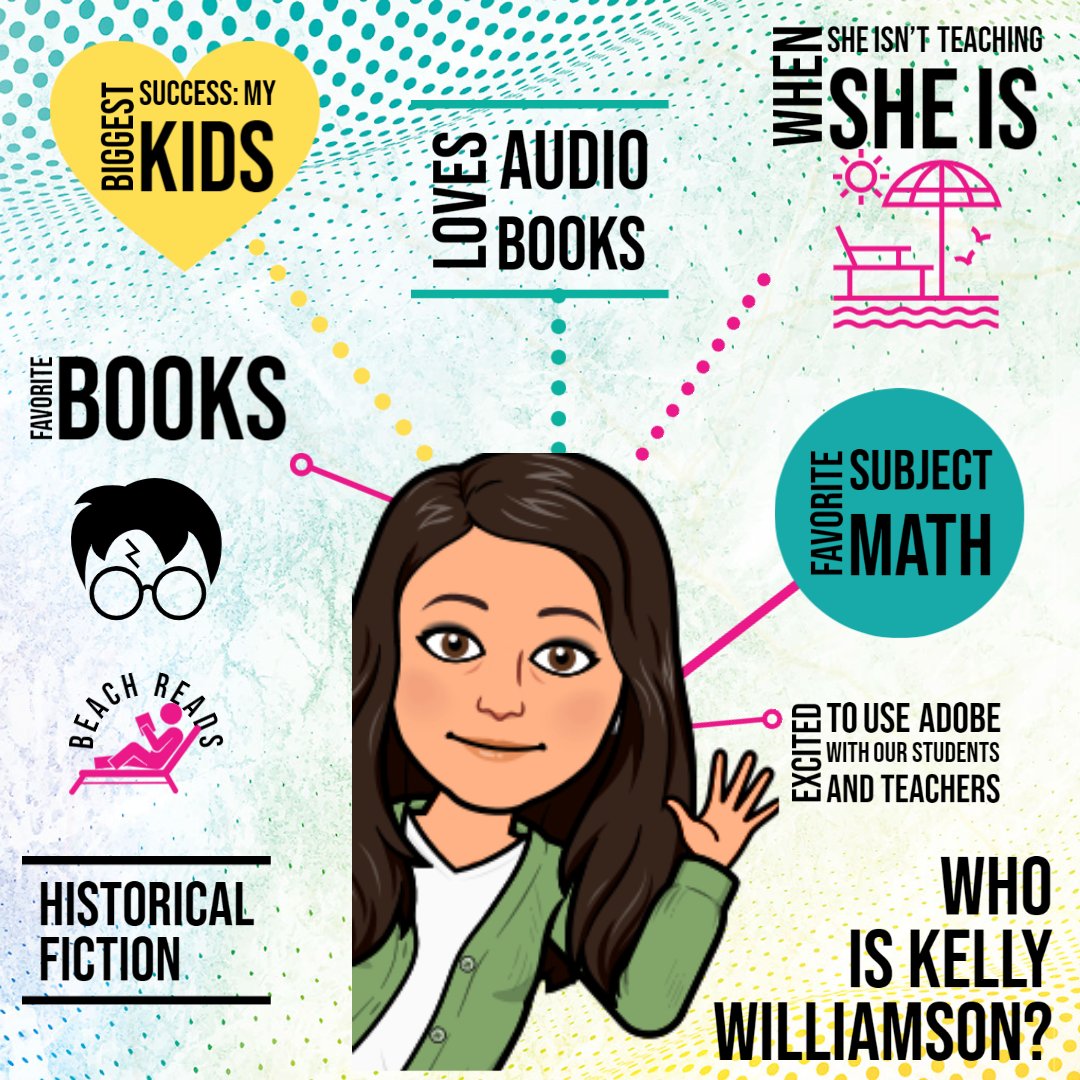 Kelly Williamson (@wmsonk1) on Twitter photo Perfect activity to introduce new @ejjaguars teachers and staff members for the 22-23 school year! Who is...
#FCSVanCon22 <a href="/TanyaAvrith/">Tanya Avrith ❤️ 💜 #AdobeEduCreative</a> Perfect activity to introduce new @ejjaguars teachers and staff members for the 22-23 school year! Who is...
#FCSVanCon22 <a href="/TanyaAvrith/">Tanya Avrith ❤️ 💜 #AdobeEduCreative</a>