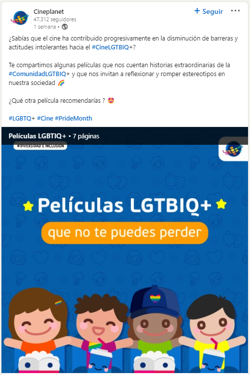 Graciela_Jimena's tweet photo. #Cineplanet es el ejemplo perfecto de #RainbowWashing. Mientras en redes se vende como respetuoso a los derechos LGBTI, en paralelo mantiene posturas conservadoras como la "advertencia" de la película Lightyear. Es el uso comercial de la lucha LGBTI sin un compromiso real. (1/2) https://t.co/klDOdOWaFs