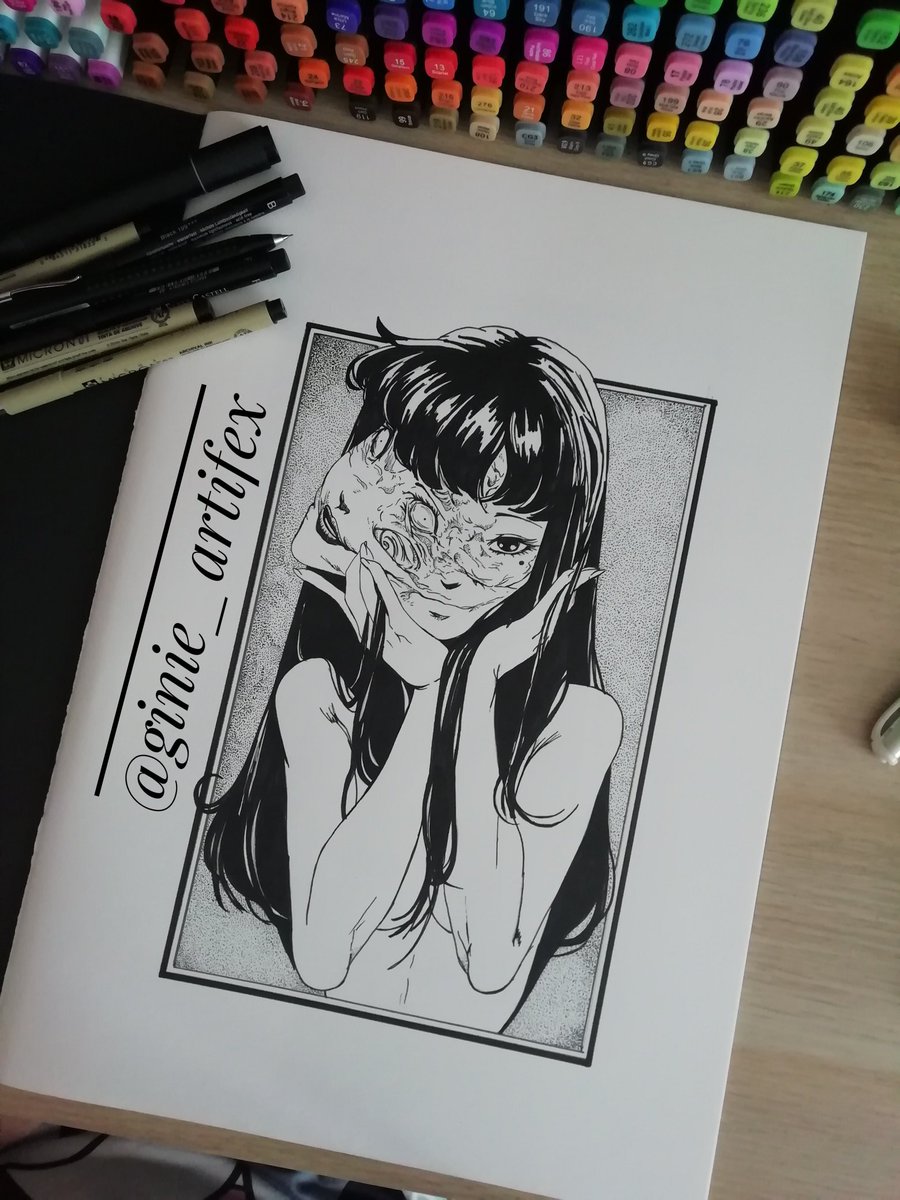 GinieG1's tweet photo. Dessin du jour #mangaart #junjiito #junjiitoedit #junjiitocollection #frenchartist #arttrend2022 #horror @Junji @junjiitofficial https://t.co/UTuvkr7TCs