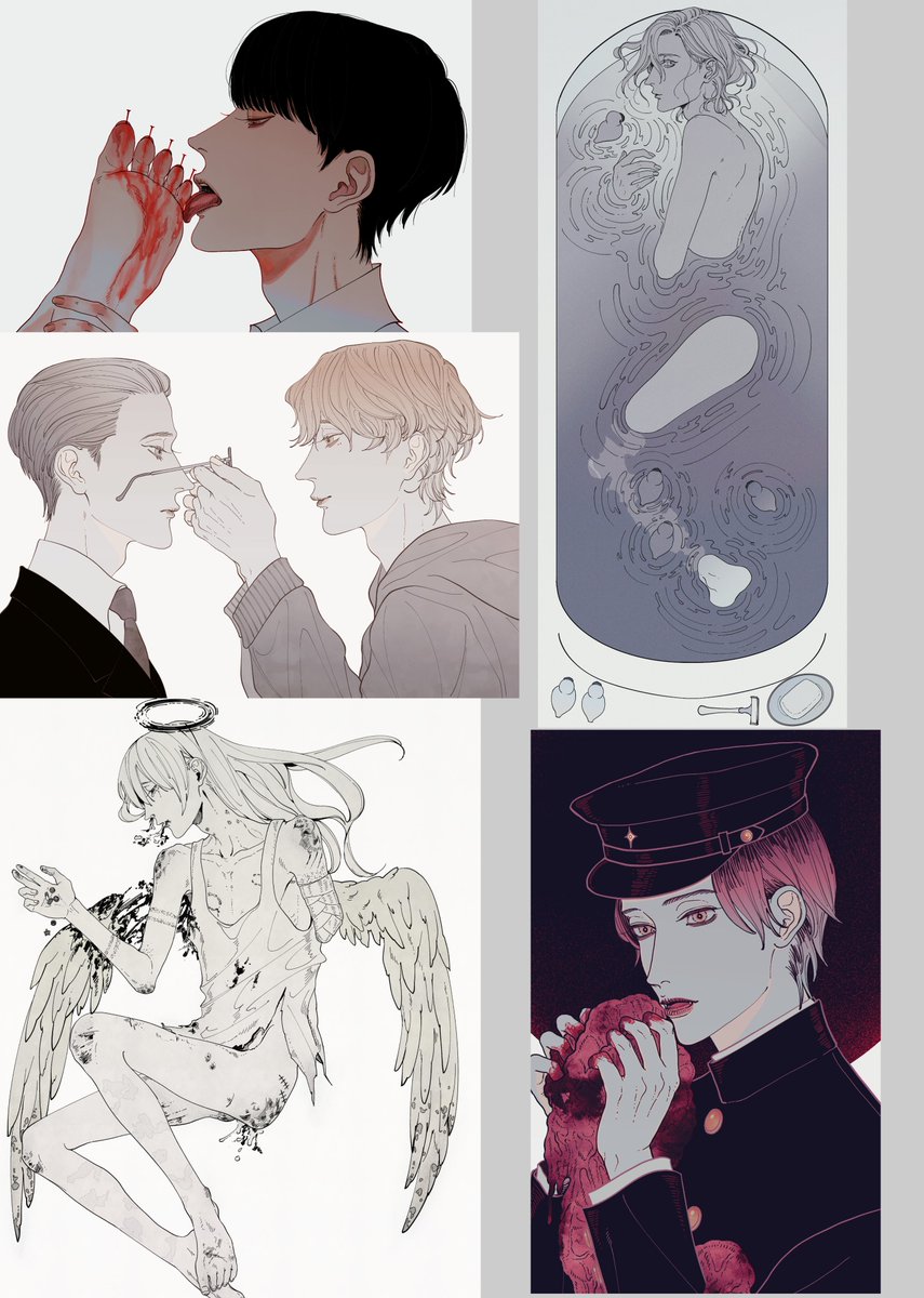 #梅雨の創作クラスタフォロー祭り
#絵柄が好みって人にフォローされたい
#絵描きさんと繫がりたい
傷跡や横顔を愛でています。嗜好の合う方がいたら嬉しいです。RT♡お邪魔します