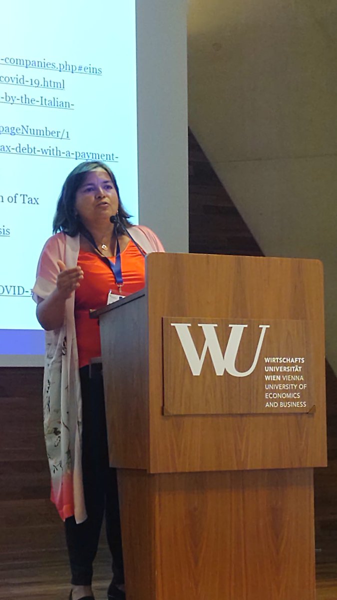 IrmaMosqueraV's tweet photo. It has been a really nice #EATLP2022 congress and with so many tax colleagues. Congratulations to #EATLP organizers  We also presented in two panels including one in #onlineteaching and PhD @JulianaCubG participated in the poster programme. https://t.co/N2GKuc0U07
