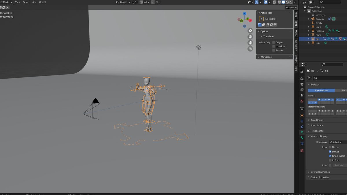 Bra1Dl's tweet photo. Hooray. I got to learning Inverse Kinematics, Bone Constraints. I always dreamed of creating and controlling characters in 3D. Sculpting is already at a good level, so I can develop further https://t.co/VQ4CNwULSl