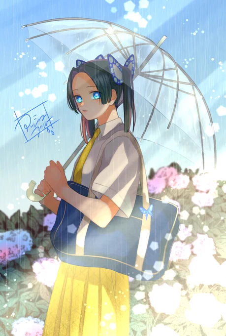 胸打つ雨音

貴方待つ紫陽の庭 