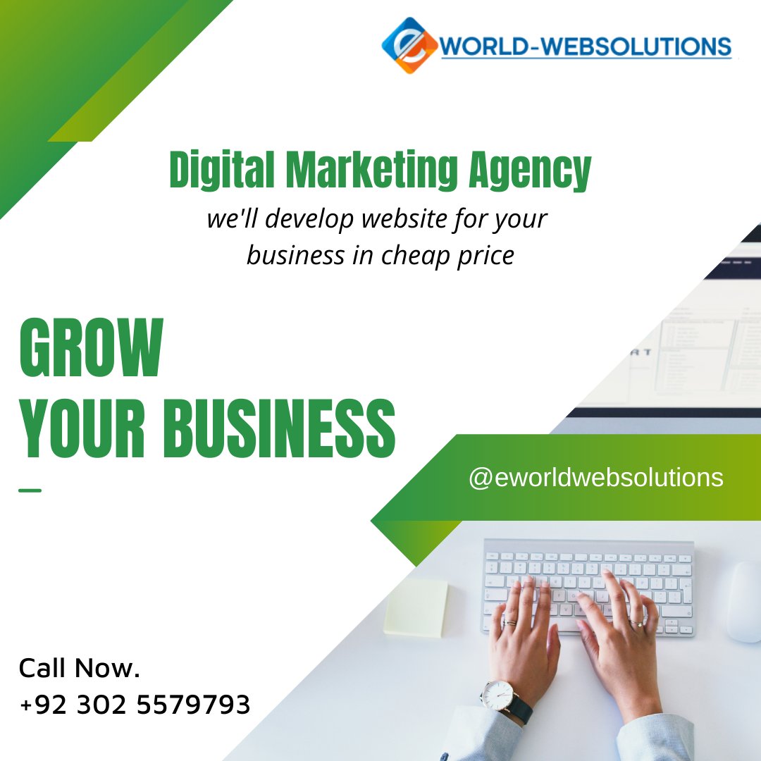 EworldWeb1's tweet photo. Eworld-Websolutions is a top ranking web design and development agency across Pakistan. The developers are focused to serve the client's need for the growth of their business.

#digitalmarketing #digitalmarketingagencyinlahore #websitedesign #webdesigning #webdevelopment https://t.co/3MjyYVkMKa