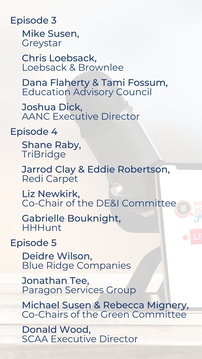 Tune in every other Wednesday as we talk through latest trends in the multifamily industry, upcoming events &amp; how to get the most out of your GCAA membership!