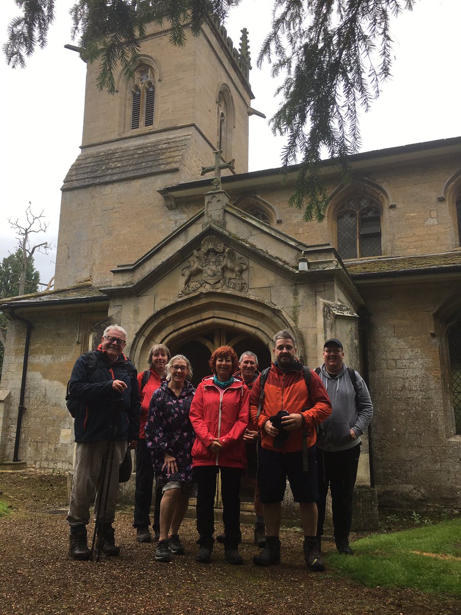 CountrysideNK's tweet photo. A bit of a wet start to the @hillholtwood #NKWF22 NK Wallking Festival but a great nine and a half miler led by Russell from Sleaford Ramblers. Taking in Brauncewell, Bloxholm, farmland, woodland, trig points, a roundhouse, churches and the site of a long lost village. https://t.co/8gUQ5Xasa9