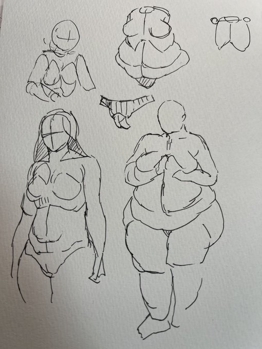 練習12日目
(モルフォ人体デッサンの模写) 