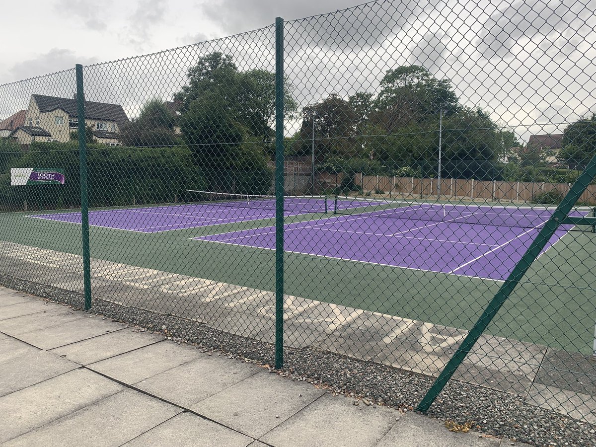 Just popped down to <a href="/AlkyTennis/">Alkrington Tennis</a> - it’s their 100th birthday - we’ll done! 🎂