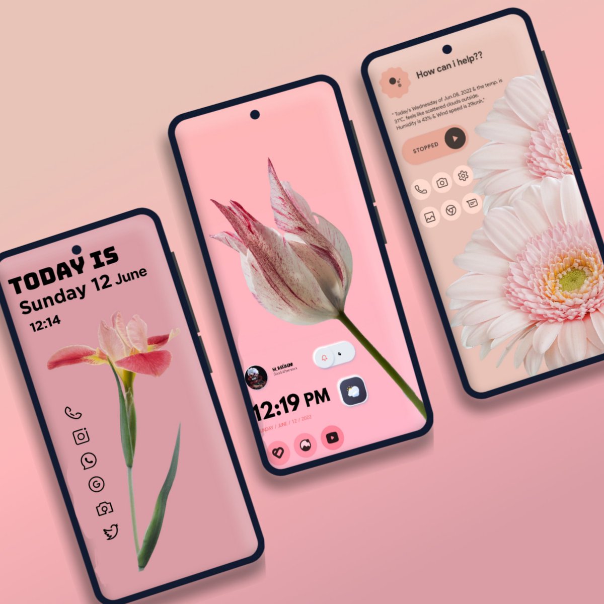 RubzSetups's tweet photo. Floral Homescreen by @RubzSetups

Widget - by me (1) @RubzSetups
Morph Kwgt  @Riteshk021
Verrone Kwgt 

Icon- linex black (1)
You icon  @justnewdesigns
Lawnicons  @lawnchairapp

Wallpaper: florals  @wallfever
Launcher- @NiagaraLauncher
@NovaLauncher
@lawnchairapp https://t.co/Dgg6nZqvIZ