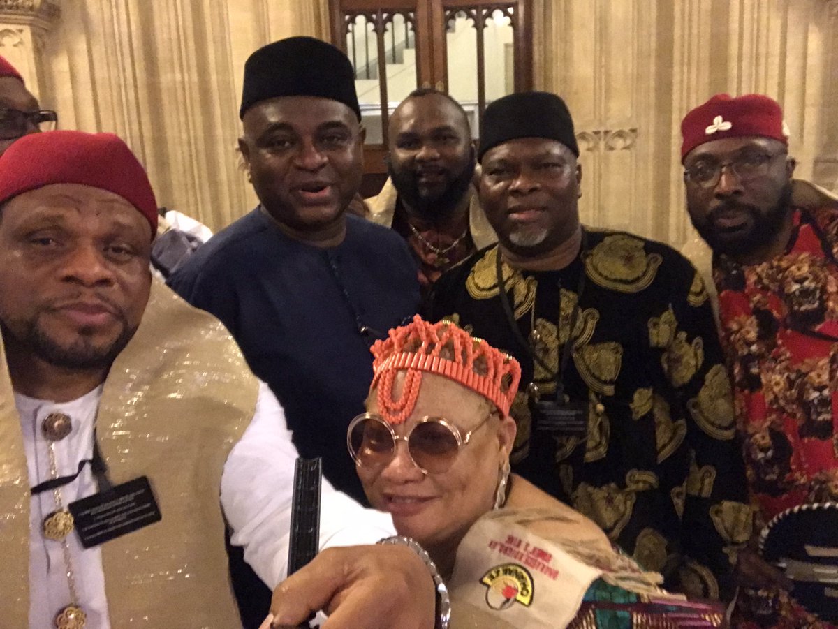FreeVoiceRadio1's tweet photo. @MoghaluKingsley @Ohanaezendigboo It was an honour and great privilege to win Prof. Kingsley Mohgalu at the Inauguration ceremony of Ohaneze Uk new Executives at the House of Parliament. Mazi. Godson. Azu. President Abia State Diaspora in UK. https://t.co/6197ws2W3O