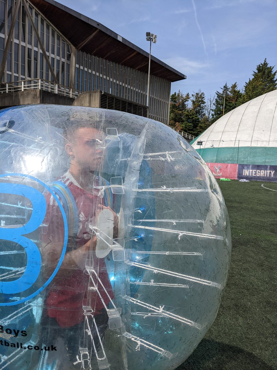 N_GMedia's tweet photo. We had our zorb ball day yesterday @NextGenProFA &amp; even in the extreme heat, we all had a great time. Student athlete Hakeem retained his "Last man standing" title for the 2nd year running, fighting off every single challenger. @adidasfootball @veo @Gatorade @StanmoreCollege https://t.co/9RscMBj4U0