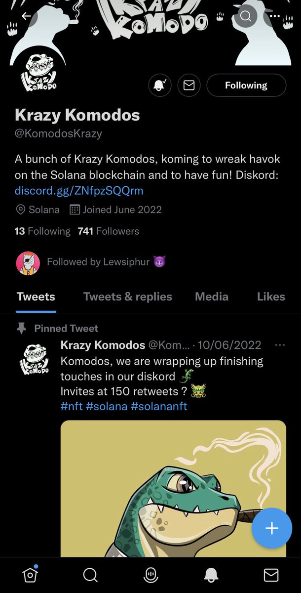 ZxaV02's tweet photo. @KomodosKrazy I been here since day 1 any chance I can get OG. https://t.co/G5Mqx0bkS9