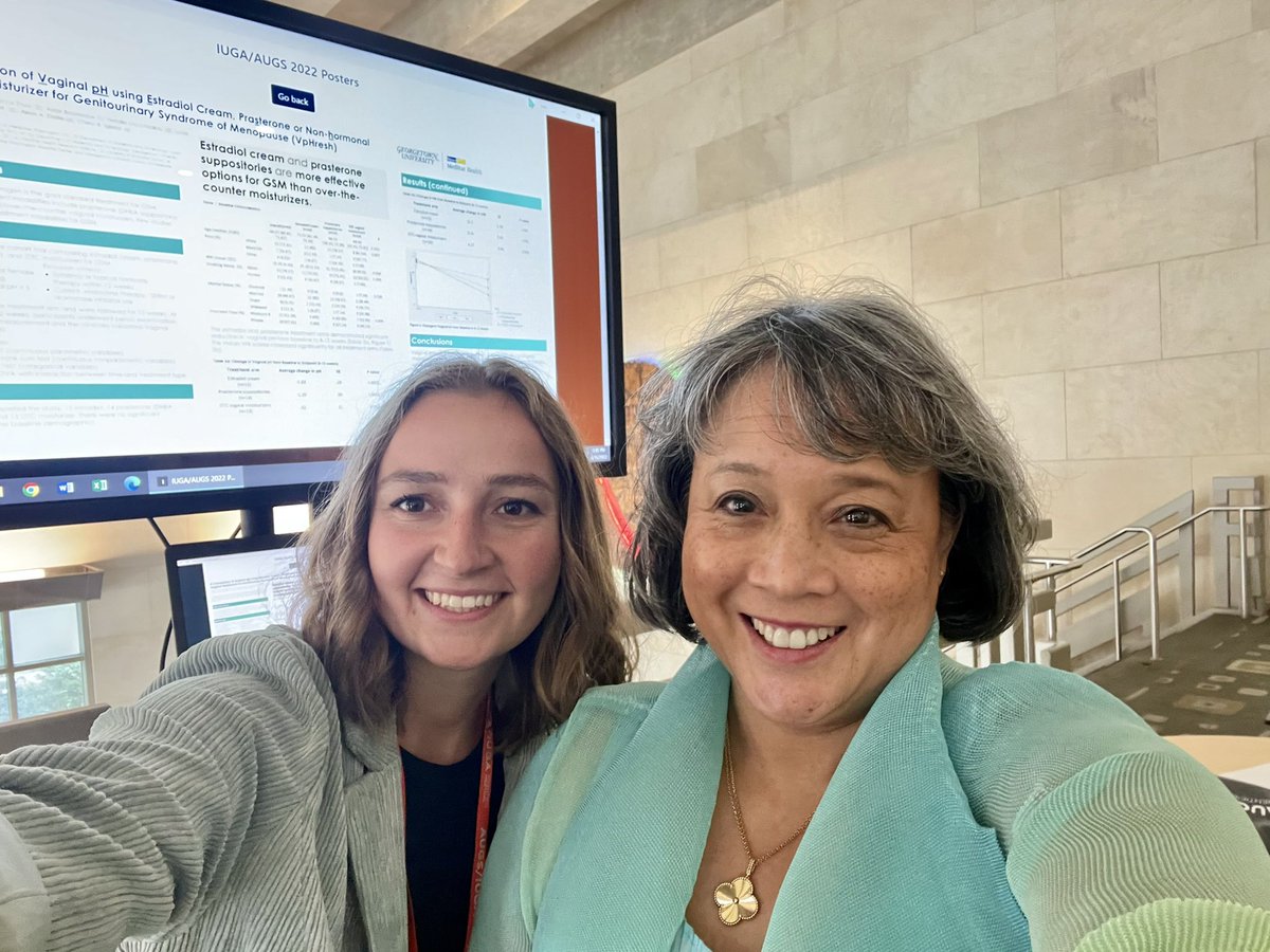 LLefbom's tweet photo. First #AUGSIUGA22 (and conference in general) but certainly not the last!! So grateful for mentors like @cheryliglesia @DrAbbiDavenport who have given me the opportunity to learn so much about urogynecology, research &amp; connection. Looking forward to the future! @FPMRS @iugaoffice https://t.co/JdxWQ64j1t