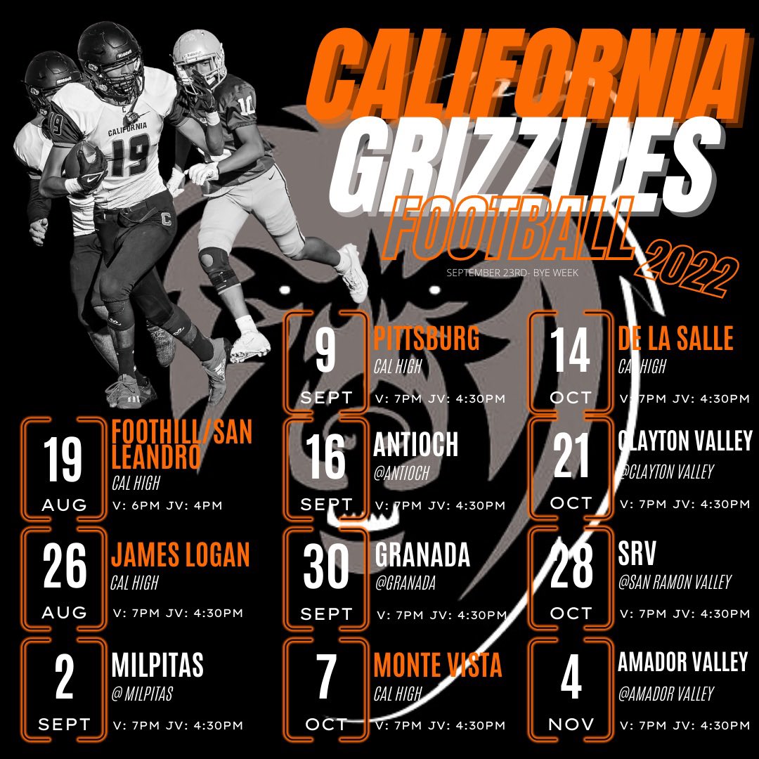 GabrielQuezada_'s tweet photo. 2022-2023 @CalHighFootball can’t come soon enough. Excited to see what my teams gonna do this season. #wideoutseason #californiahighschool #grizzlies @DannyCalcagno @westcoastpreps_ https://t.co/OGwUuqZBtn