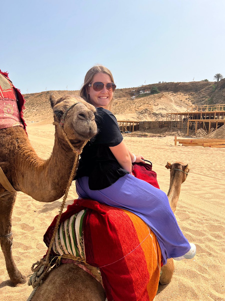Mattie Grace is studying abroad in Spain and is working in tourist fun while she’s there. Here, she is with a student tour group in Morocco. Experiences of a lifetime! ❤️