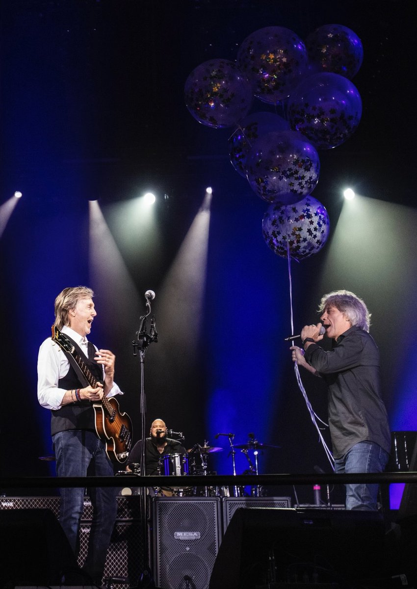 jonbonjovi's tweet photo. So they say it's your birthday… happy birthday Beatle Paul https://t.co/2dScJbgGZu