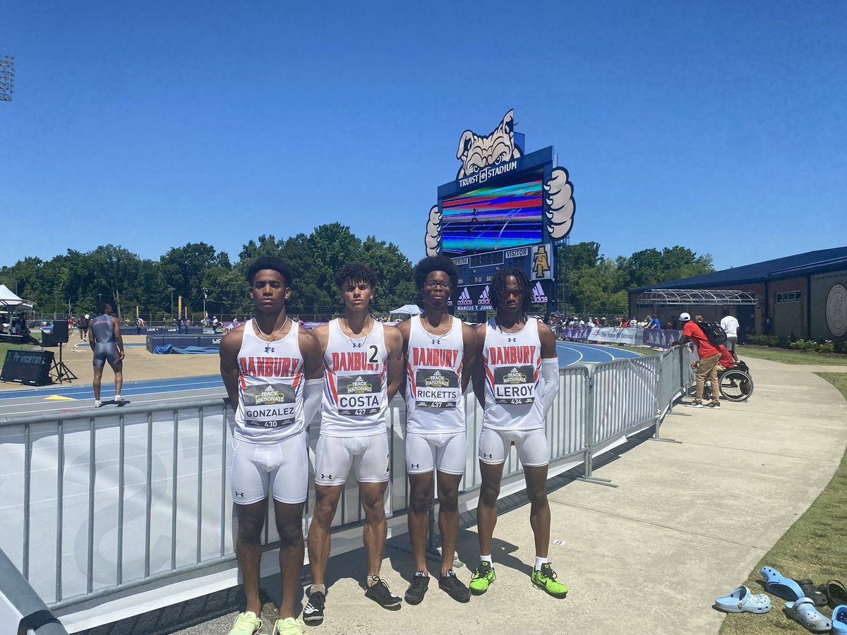 Broke our school 4x1 relay sophomore record with a 44.31💨✅ once again at Adidas Nationals!!! <a href="/DanburyXCTF/">Danbury XC/TF</a>