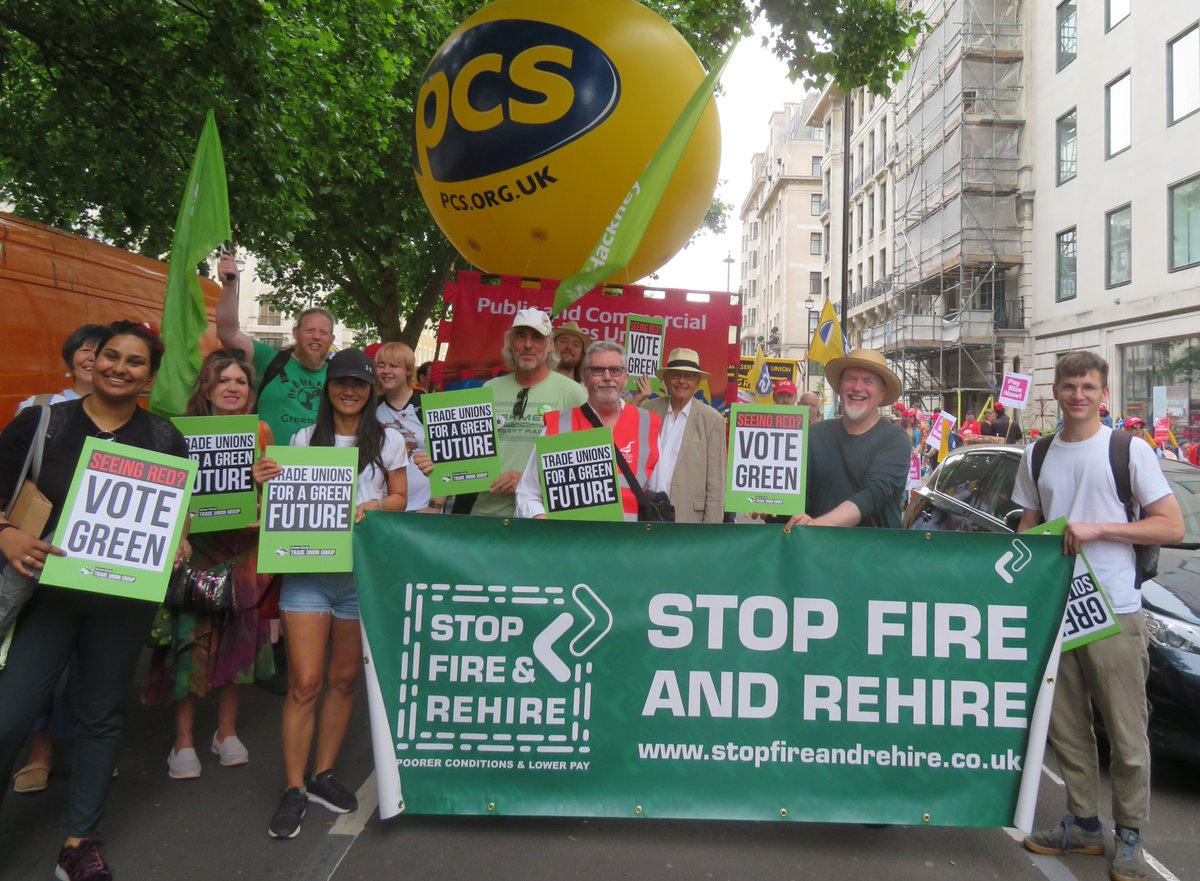 tradeuniongreen's tweet photo. We turned out today to join the @TheTUC #WeDemandBetter march and rally and were joined by @CarolineRussell #enoughisenough #pay15 @TheGreenParty We must keep building TU links to ensure a just transition and #greennewdeal https://t.co/J20Tr2JkgS
