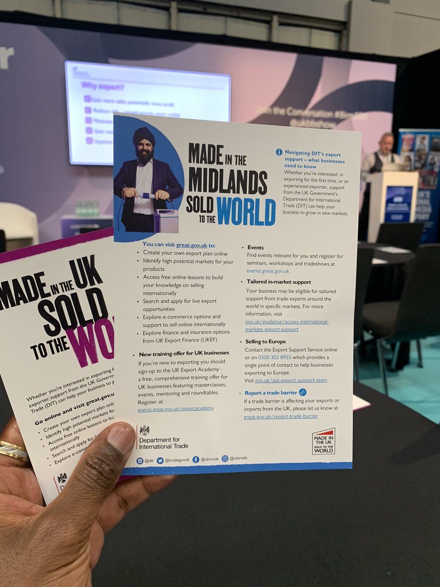 tendaisupply's tweet photo. Today sees the @UKBBSHOW arrive in Birmingham today providing both support and equity to SMEs like @goveafy from across the UK

Thanks to @PrincesTrust for enabling me to be here today so I can learn about ways to achieve visibility and growth as a black business owner #BirmBBS https://t.co/kMi4bxoJm4