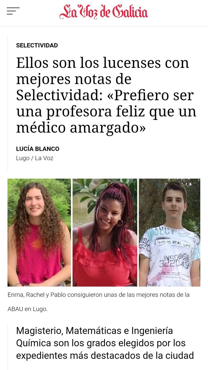 JotaEfe_91's tweet photo. 1/Querido estudiante

-Si esto lo dices porque te gusta la educación y quieres ser maestro: Chapó 👏, serás muy feliz.

-Si esto lo dices porque quieres ser médico pero te han dicho que es una MIERDA y "pa' eso ser profe". Te equivocas y te pasará factura.

No te dejes engañar 👇 https://t.co/gKyXruyKqp