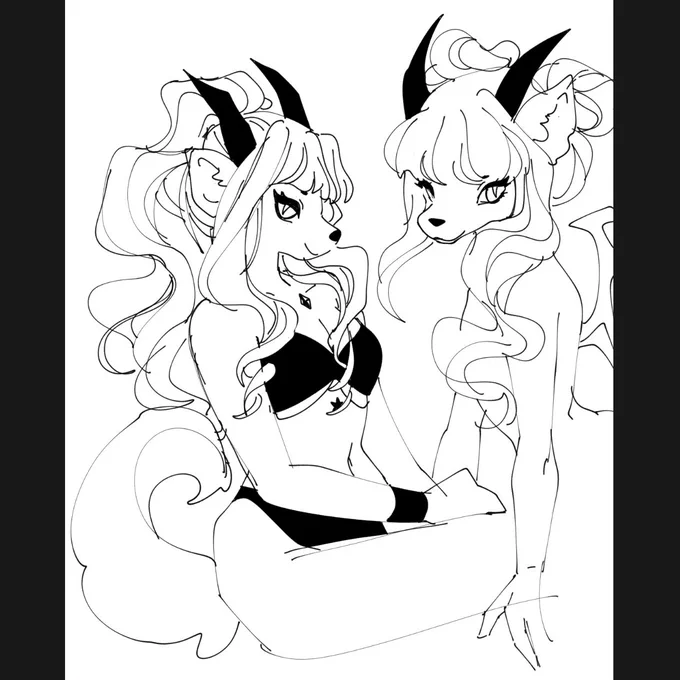 Woofy Nova I drew awhile ago and posted on P~atre~on 🐺🖤💖 