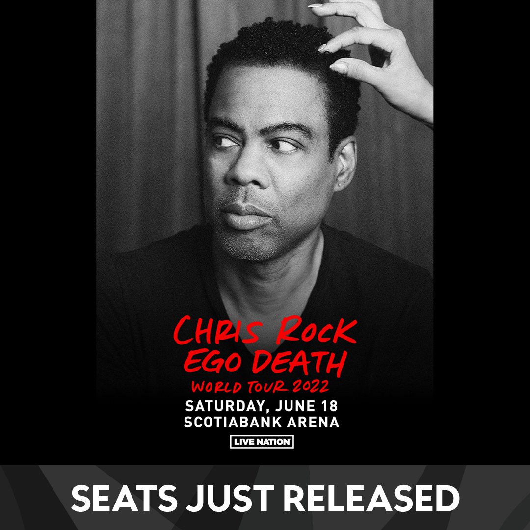 Great seats have just been released for @chrisrock TONIGHT at #ScotiabankArena! Get your tickets now, link in bio.