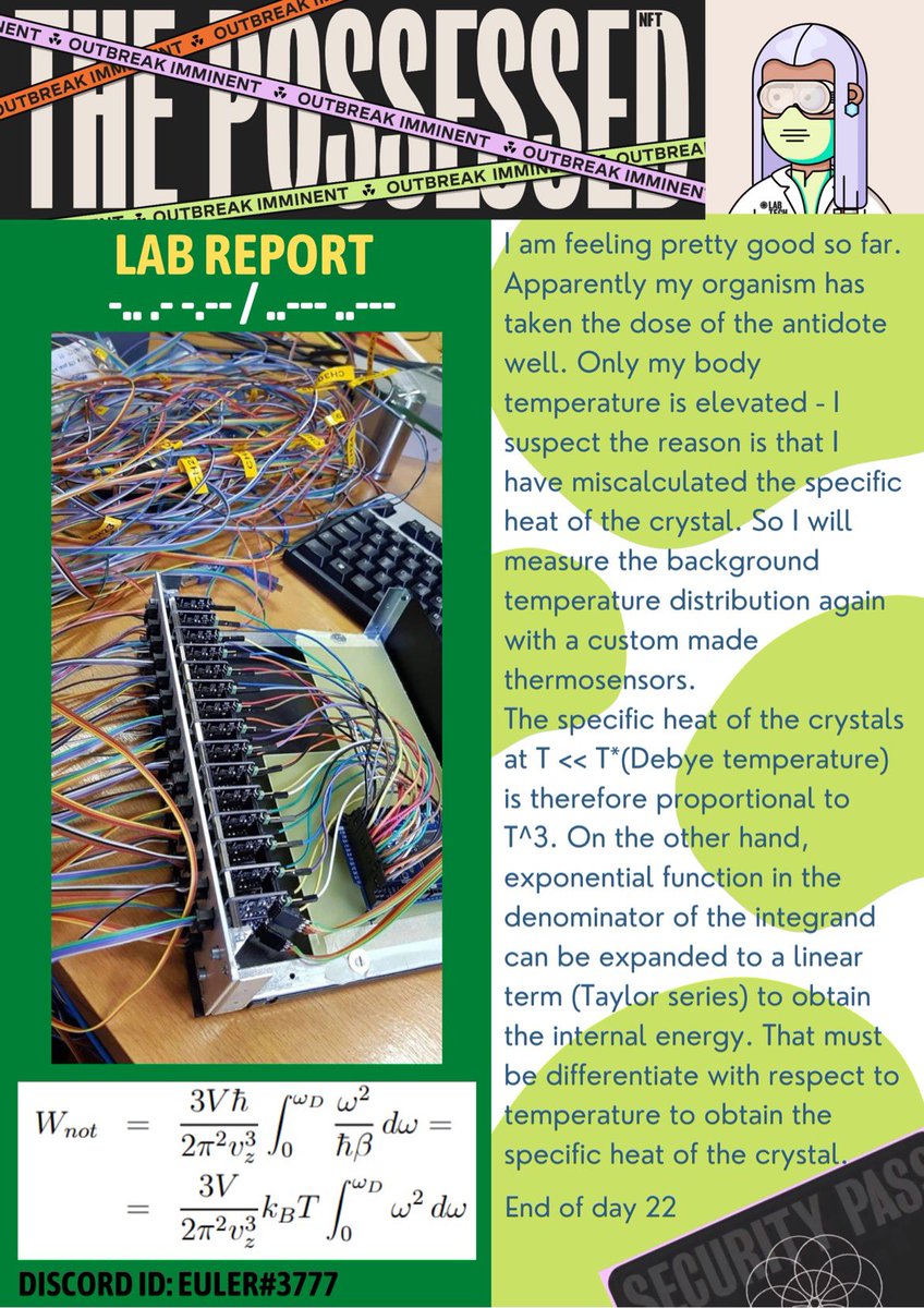 eulerdirac's tweet image. Day 22 #possessedfanart
Specific heat of the crystals! @ThePossessedNFT
@luuminize @_thel0stb0y_ @ggDaydreams
@whatthefurr @NFTFiesta @nftbrav0 @zippy_nft
@chelsea @YSLostt @jarnnft @PssssdLabReport
 
 #posse #pssssdvibes #pssssd