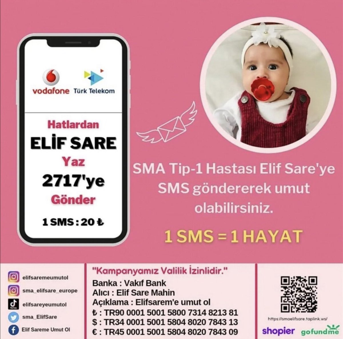 ncosn's tweet photo. Merhaba arkadaşlar. Bir meslektaşımın minicik kızı Elif Sare’ye, siz de destek olmak ister misiniz?
@ElifSare_sma
#Sma
#Jandarma🇹🇷 https://t.co/qERlpxPHxL